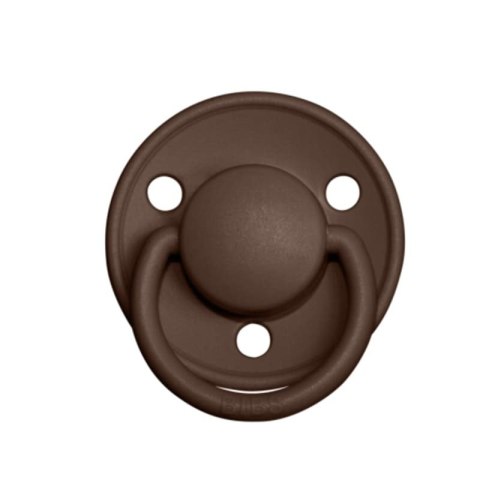 BIBS DE LUX 2-PACK RUST & MOCHA Smoczek uspokajający silikonowy ONE SIZE