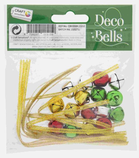 Dekoracje świąteczne dzwoneczki 16 el.