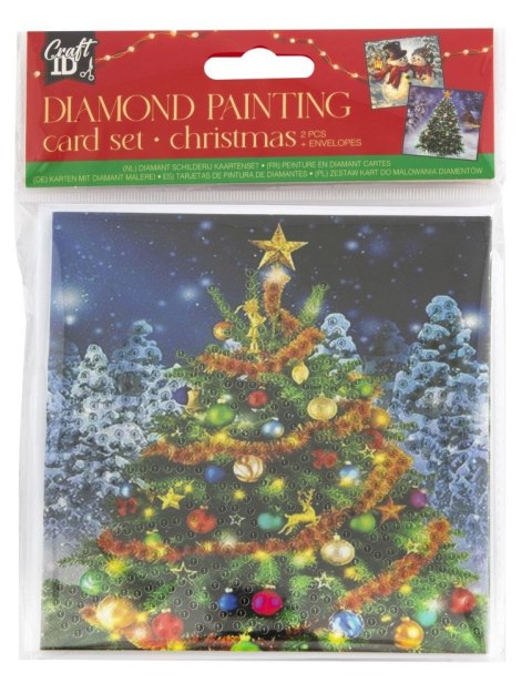 Kartki świąteczne do malowanie diamentami