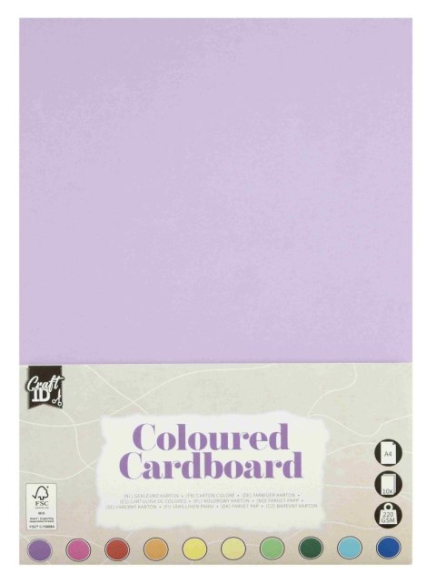 Karton kolorowy 10 arkuszy A4