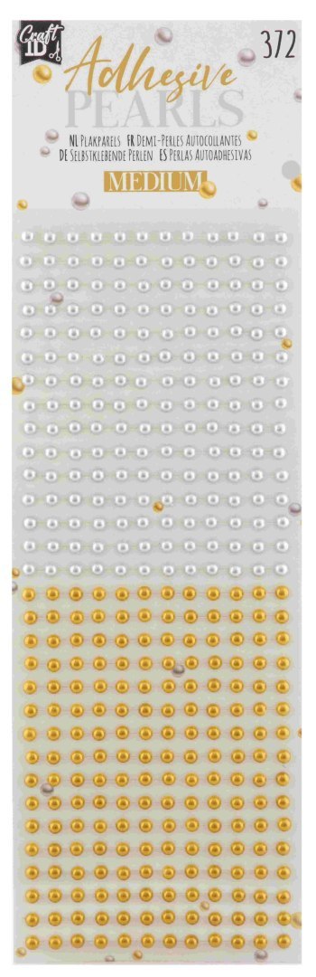 Perełki samoprzylepne 372 sztuki | 3 rodzaje