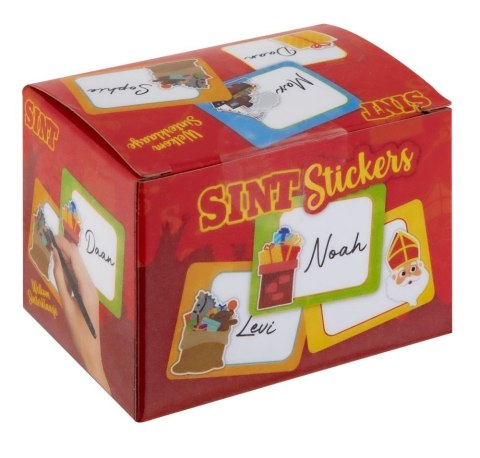 Świąteczne naklejki na prezent 50 szt. 5 rodzajów