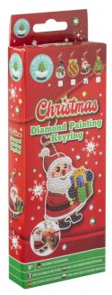 Zestaw do Diamond Painting - świąteczne breloczki do kluczy 4 rodzaje