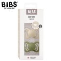 BIBS COUTURE 2-PACK VANILLA & OLIVE M Smoczek ortodontyczny silikonowy