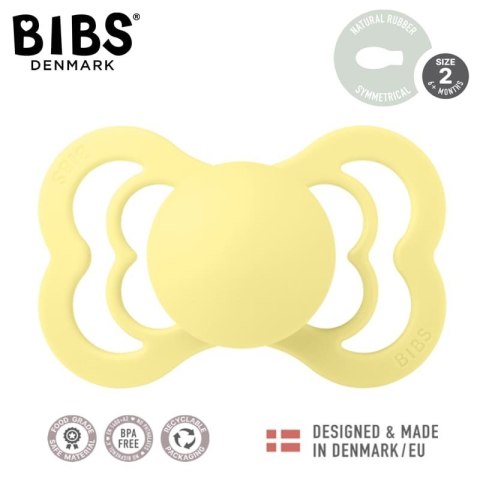 BIBS SUPREME SUNSHINE M Smoczek symetryczny kauczuk Hevea