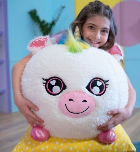 Biggies Maskotka pluszak do pompowania Różowy Królik#CZ