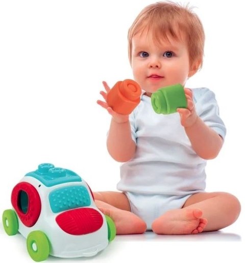 Sensoryczne autko Clemmy schowek na klocki Clementoni #G2