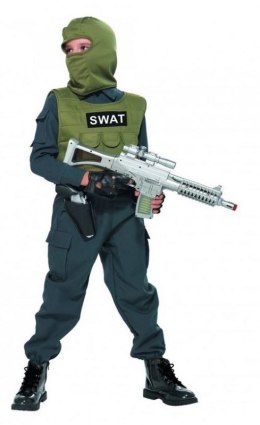 Strój karnawałowy SWAT Służby Specjalne Policjant 140