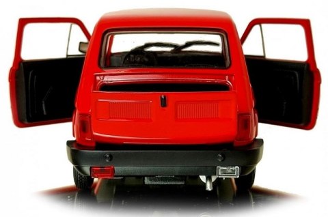 WELLY MALUCH FIAT 126P 1:21 SAMOCHÓD KOLEKCJONERSKI czerwony