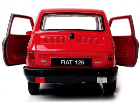 WELLY MALUCH FIAT 126P 1:21 SAMOCHÓD KOLEKCJONERSKI czerwony
