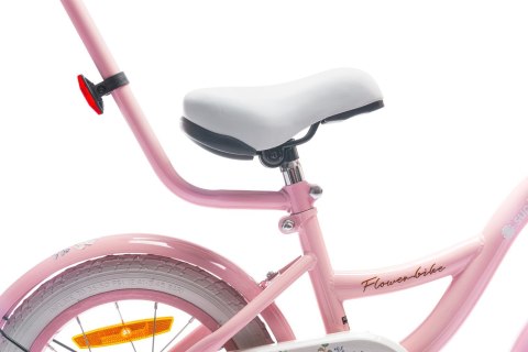 Rowerek dla dziewczynki 14 cali Flower bike - różowy