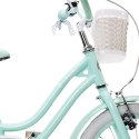 Rowerek dla dziewczynki 14 cali Heart Bike seria Silver Moon 14 cali - miętowy