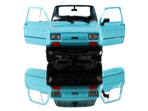 WELLY MALUCH FIAT 126P 1:21 SAMOCHÓD KOLEKCJONERSKI błękitny