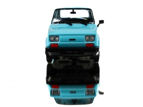 WELLY MALUCH FIAT 126P 1:21 SAMOCHÓD KOLEKCJONERSKI błękitny