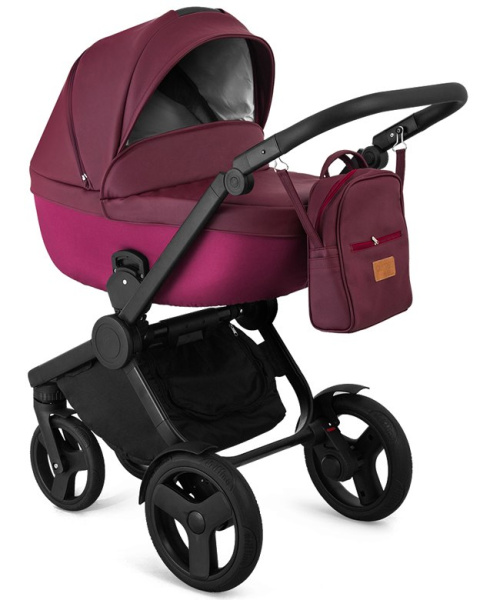 FLOW Qumes 3w1 wózek dziecięcy z fotelikiem 0m+ Violet