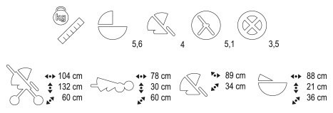 NEONEX ALFA 2w1 ADAMEX wózek dziecięcy - Polski Produkt