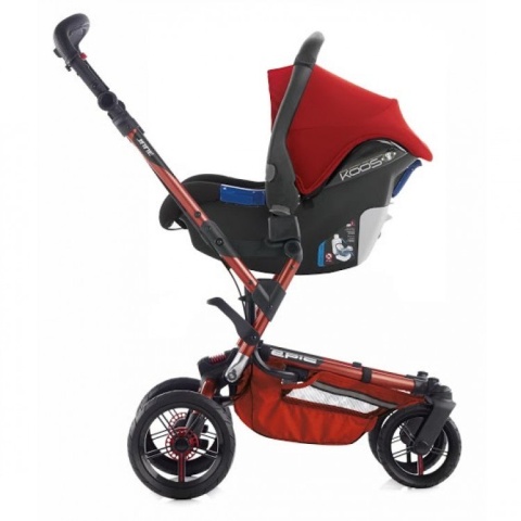 Zestaw Jane EPIC 3w1 wózek + gondola MICRO + fotelik KOOS - s53 red