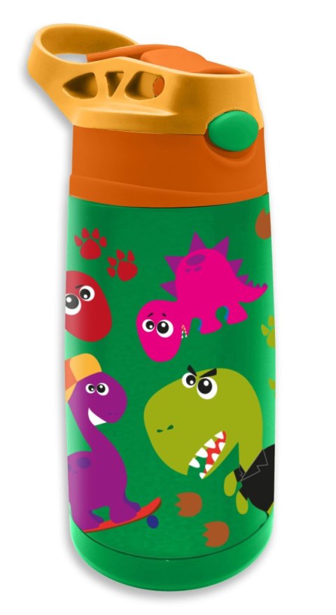 Bidon termiczny 450 ml Stal nierdzewna Crazy Dino