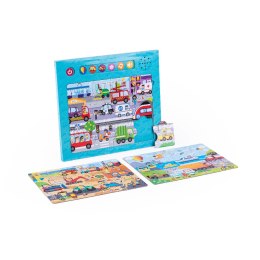 DUMEL DG 82719 Puzzle dźwięki wokół nas pojazdy