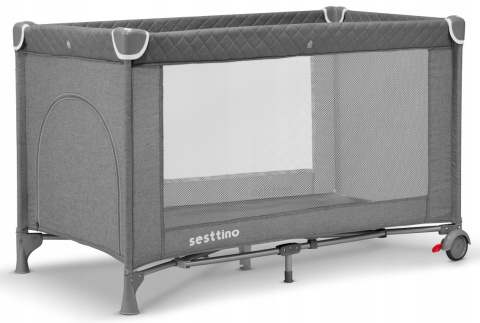LIA Plus Sesttino Łóżeczko turystyczne dwupoziomowe - Gray