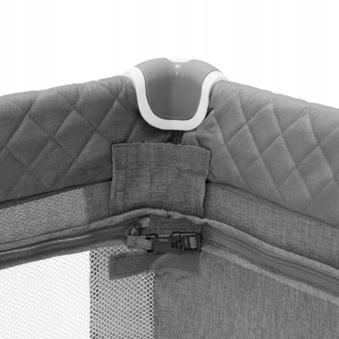 LIA Plus Sesttino Łóżeczko turystyczne dwupoziomowe - Gray