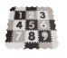 MILLY MALLY 5611 Mata piankowa puzzle Jolly 3x3 Digits - grey