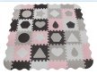 MILLY MALLY 5617 Mata piankowa puzzle Jolly 4x4 Shapes - pink grey