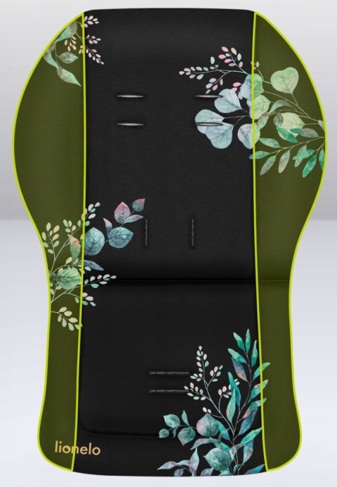 SEATLINER Lionelo dwustronna wkładka do wózka spacerowego Annet Plus/Tour - Golden Moments Black