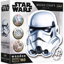 TREFL 20188 Puzzle drewniane Star Wars 160 Hełm Szturmowca