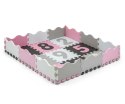 MILLY MALLY 5612 Mata piankowa puzzle Jolly 3x3 Digits - pink grey