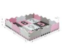 MILLY MALLY 5612 Mata piankowa puzzle Jolly 3x3 Digits - pink grey