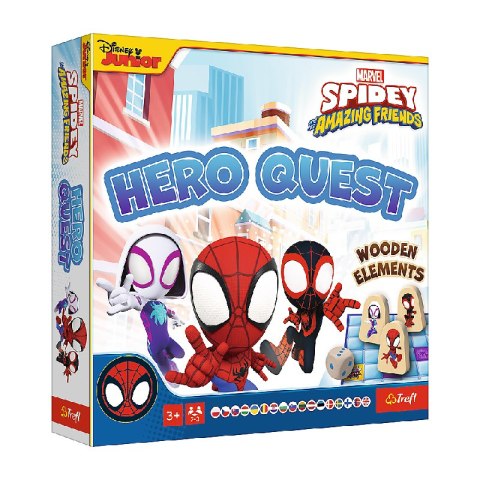 TREFL 02436 Gra planszowa Spidey Hero Quest