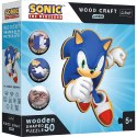 TREFL 20203 Puzzle drewniane 50 Sprytny Sonic