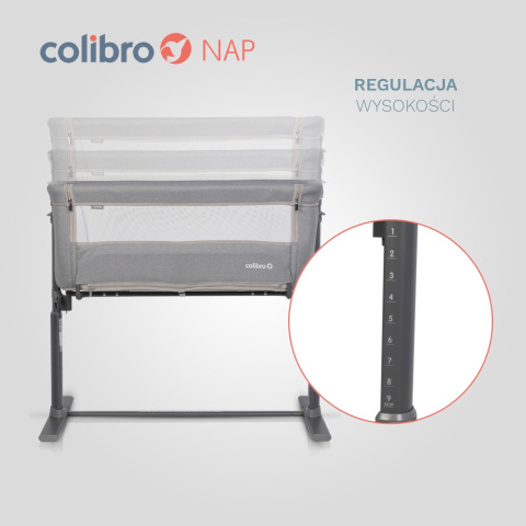Colibro NAP Łóżeczko dostawne - Dove