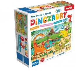 Maxi puzzle gra logiczna Dinozaury 00441 GRANNA