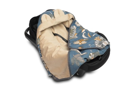 Sensillo Otulacz do fotelika Velvet - Maroko beżowy