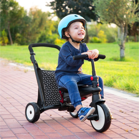 Składany rowerek dziecięcy / wózek Smart Trike 7w1 STR­™5 - czarno-biały