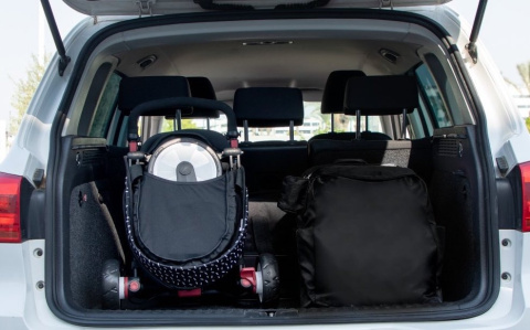 Składany rowerek dziecięcy / wózek Smart Trike 7w1 STR­™5 - czarno-biały