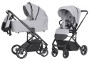Alfa 2w1 Carrello wózek dziecięcy głęboko-spacerowy do 22 kg CRL-6507 Feather Grey