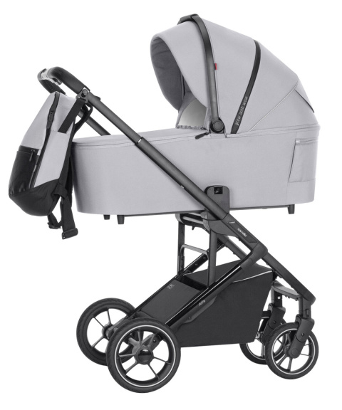Alfa 2w1 Carrello wózek dziecięcy głęboko-spacerowy do 22 kg CRL-6507 Feather Grey