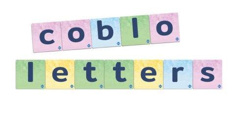 Nakładki na klocki i litery - Coblo 60 sztuk