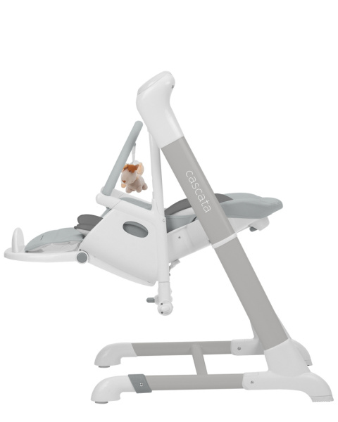 Cascata Carrello krzesełko do karmienia, elektryczny bujaczek, kołyska - Ash Grey