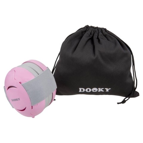 Słuchawki ochronne DOOKY Baby Earmuff pink 0-3 l