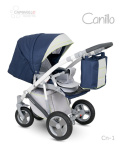 CANILLO CAMARELO 2W1 wózek wielofunkcyjny - Polski Produkt