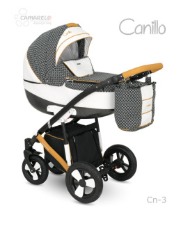 CANILLO CAMARELO 3W1 wózek wielofunkcyjny z fotelikiem KITE 0-13kg - Polski Produkt CN-3