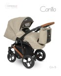 CANILLO CAMARELO 3W1 wózek wielofunkcyjny z fotelikiem KITE 0-13kg - Polski Produkt CN-5