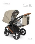 CANILLO CAMARELO 3W1 wózek wielofunkcyjny z fotelikiem KITE 0-13kg - Polski Produkt CN-5