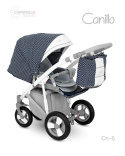 CANILLO CAMARELO 3W1 wózek wielofunkcyjny z fotelikiem KITE 0-13kg - Polski Produkt CN-6