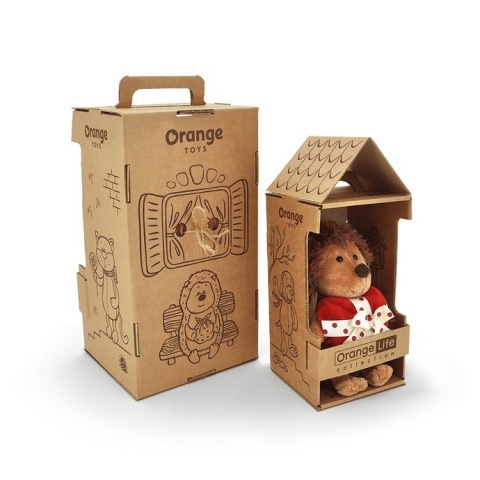 PRZYTULANKA JEŻYK Z SERDUSZKIEM-25CM Orange Toys