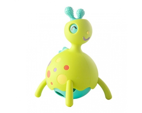 Wesoły Rollobie Gryzak, jeździk, grzechotka 1+ Fat Brain Toys